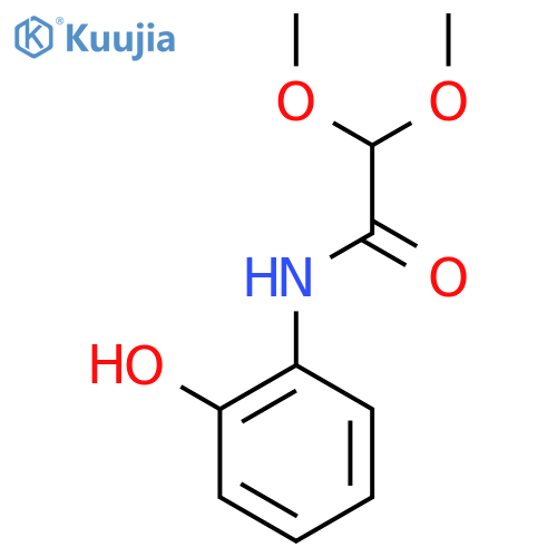 N-(2-Hydroxyphenyl)-2,2-dimethoxyacetamide structure