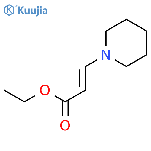 ethyl (2E)-3-(piperidin-1-yl)prop-2-enoate structure