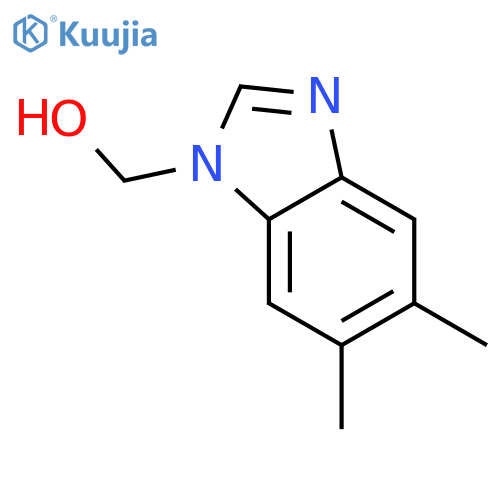 5,6-Dimethyl-1-benzimidazolemethanol structure