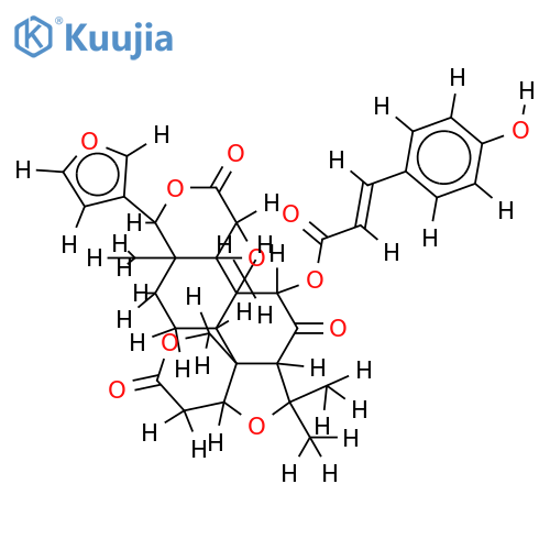 trans-p-Hydroxycinnamoylrutaevin structure