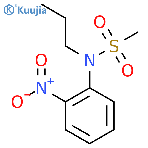 N-(2-Nitrophenyl)-N-propylmethanesulfonamide structure