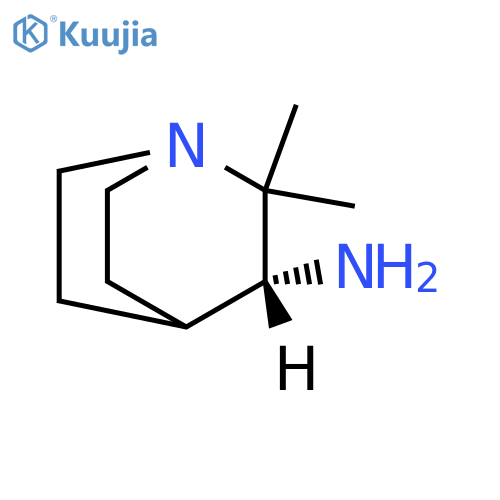 (3R)-2,2-dimethyl-1-azabicyclo[2.2.2]octan-3-amine structure