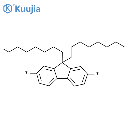 Poly(9,9-di-n-octylfluorenyl-2,7-diyl) structure