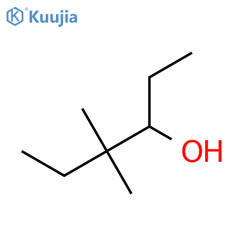 4,4-dimethylhexan-3-ol structure