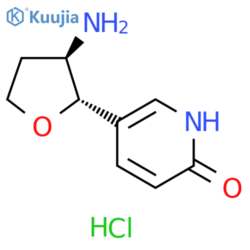 5-(2S,3R)-3-aminooxolan-2-yl-1,2-dihydropyridin-2-one hydrochloride, trans structure