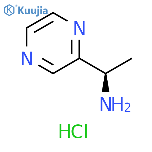 (1R)-1-(pyrazin-2-yl)ethan-1-amine dihydrochloride structure