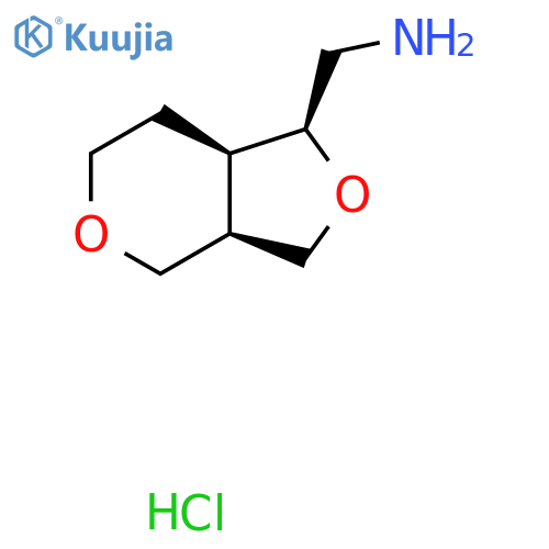 (1S,3aR,7aR)-hexahydro-1H-furo3,4-cpyran-1-ylmethanamine hydrochloride structure