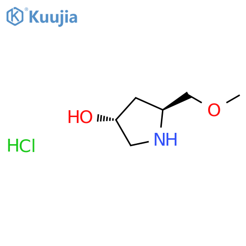 (3R,5S)-5-(methoxymethyl)pyrrolidin-3-ol;hydrochloride structure