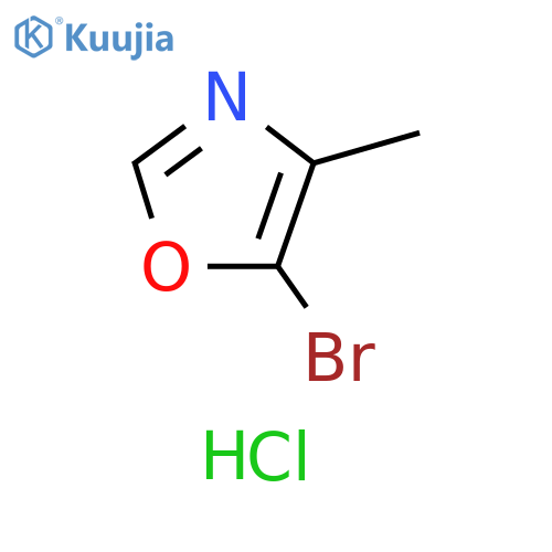 5-bromo-4-methyl-1,3-oxazole hydrochloride structure
