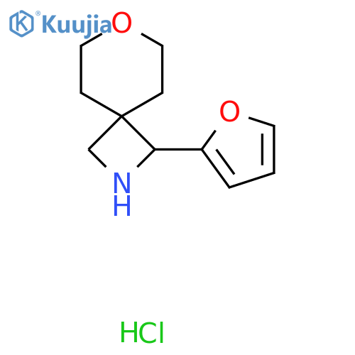 1-(furan-2-yl)-7-oxa-2-azaspiro3.5nonane hydrochloride structure