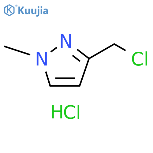3-(chloromethyl)-1-methyl-1H-pyrazole dihydrochloride structure
