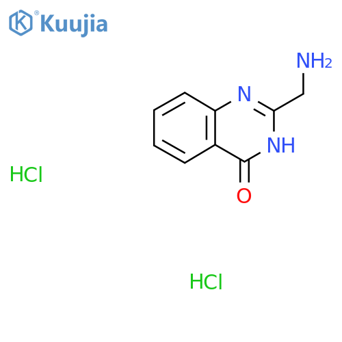 2-(Aminomethyl)-3,4-dihydroquinazolin-4-one dihydrochloride structure