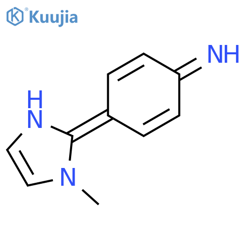 4-(1-methyl-2,3-dihydro-1H-imidazol-2-ylidene)cyclohexa-2,5-dien-1-imine structure