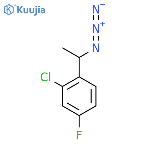 1-(1-Azidoethyl)-2-chloro-4-fluorobenzene structure