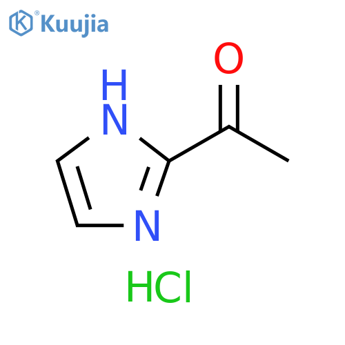 1-(1H-imidazol-2-yl)ethan-1-one hydrochloride structure