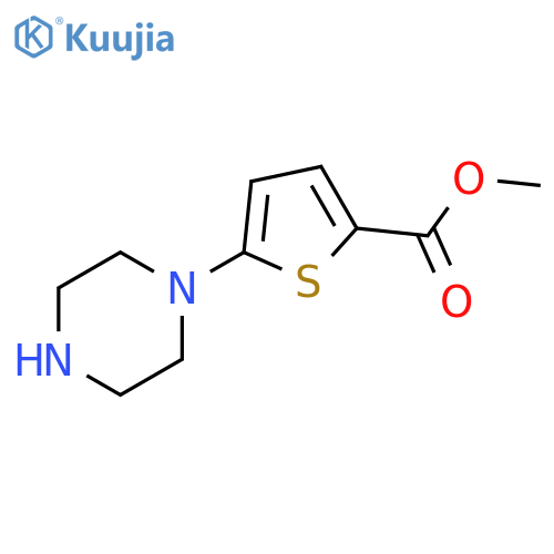 methyl 5-(piperazin-1-yl)thiophene-2-carboxylate structure