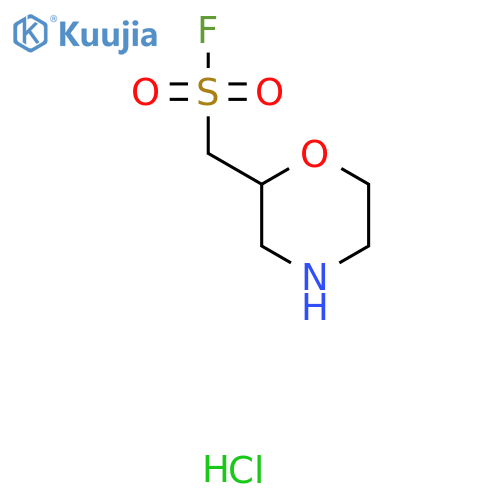 (Morpholin-2-yl)methanesulfonyl fluoride hydrochloride structure