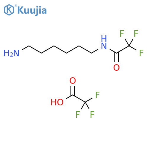 N-(6-aminohexyl)-2,2,2-trifluoroacetamide, trifluoroacetic acid structure