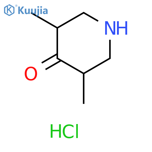 3,5-Dimethylpiperidin-4-one hydrochloride structure