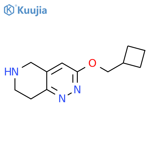 3-(cyclobutylmethoxy)-5H,6H,7H,8H-pyrido[4,3-c]pyridazine structure