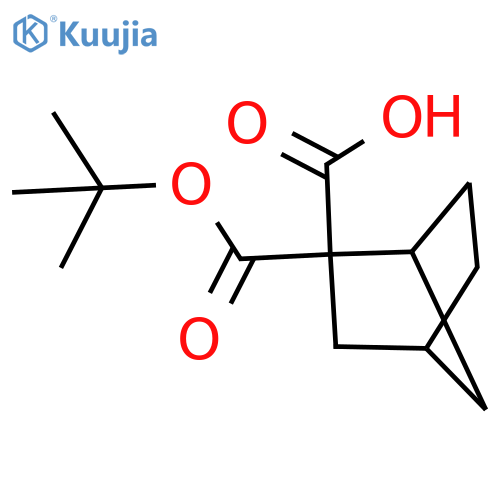 2-(tert-butoxy)carbonylbicyclo2.2.1heptane-2-carboxylic acid structure