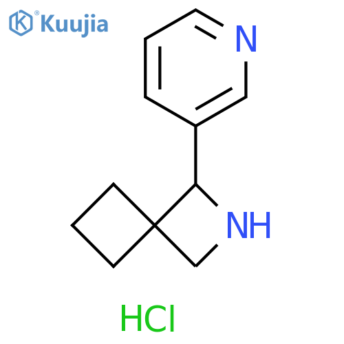 1-(pyridin-3-yl)-2-azaspiro3.3heptane hydrochloride structure