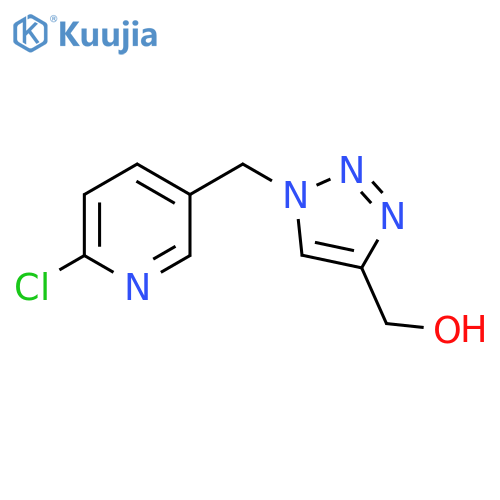(1-((6-Chloropyridin-3-yl)methyl)-1h-1,2,3-triazol-4-yl)methanol structure
