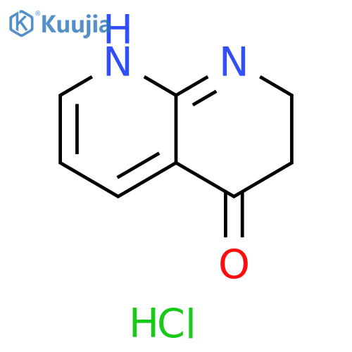1,2,3,4-tetrahydro-1,8-naphthyridin-4-one hydrochloride structure