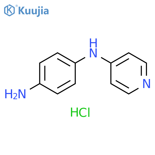 N1-(pyridin-4-yl)benzene-1,4-diamine hydrochloride structure