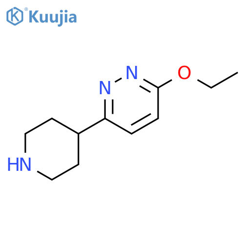 3-ethoxy-6-(piperidin-4-yl)pyridazine structure