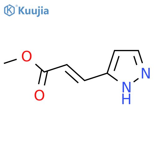 methyl (2E)-3-(1H-pyrazol-3-yl)prop-2-enoate structure