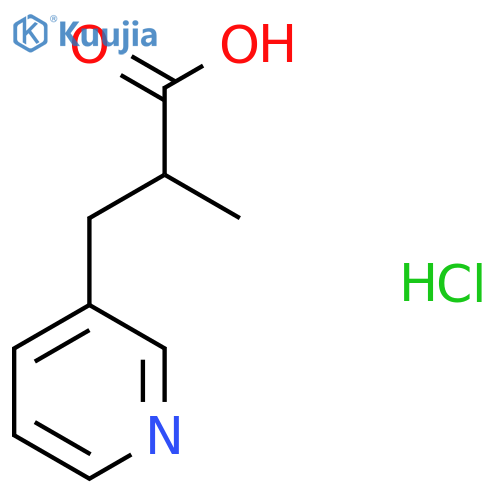 2-Methyl-3-pyridin-3-yl-propionic acid hydrochloride structure