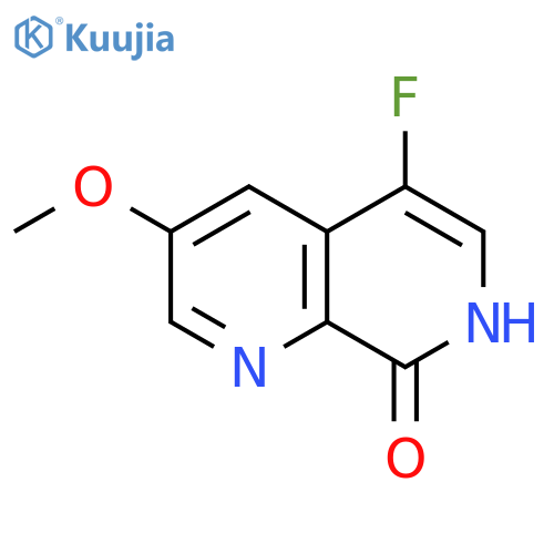 5-Fluoro-3-methoxy-1,7-naphthyridin-8(7H)-one structure