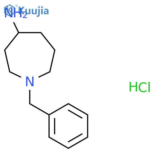 1-Benzylazepan-4-amine hydrochloride structure