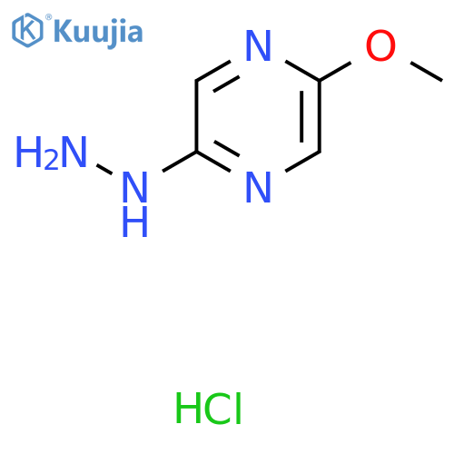 2-Hydrazinyl-5-methoxypyrazine hydrochloride structure