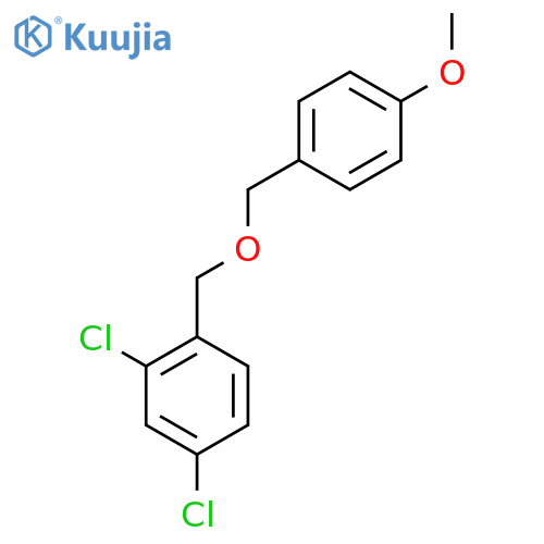 2,4-Dichloro-1-(((4-methoxybenzyl)oxy)methyl)benzene structure