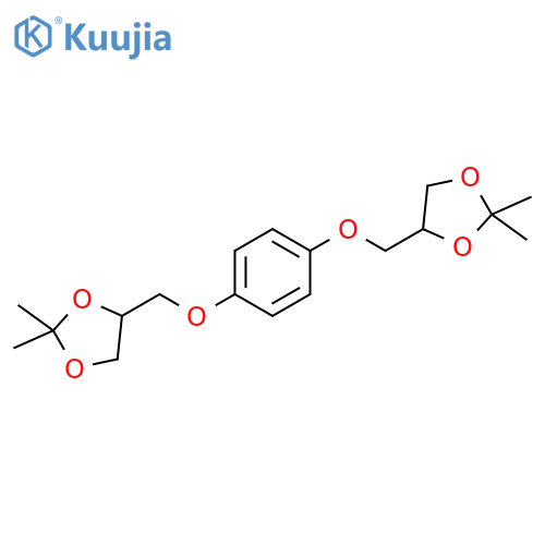 4-((4-((2,2-DIMETHYL-1,3-DIOXOLAN-4-YL)METHOXY)PHENOXY)METHYL)-2,2-DIMETHYL-1,3-DIOXOLANE structure