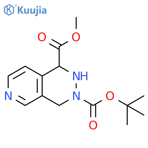 3-tert-Butyl 1-methyl 1,2-dihydropyrido[3,4-d]pyridazine-1,3(4H)-dicarboxylate structure