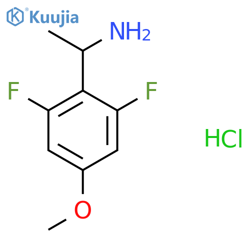 1-(2,6-Difluoro-4-methoxyphenyl)ethanamine hydrochloride structure