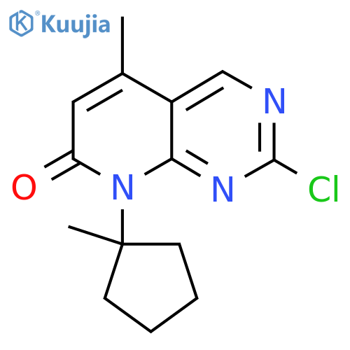 2-Chloro-5-methyl-8-(1-methylcyclopentyl)pyrido[2,3-d]pyrimidin-7(8H)-one structure
