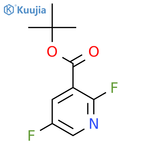 Tert-Butyl 2,5-difluoronicotinate structure