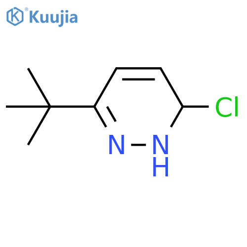 3-(tert-butyl)-6-chloro-1,6-dihydropyridazine structure