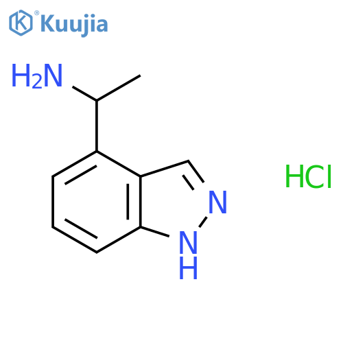 1-(1H-Indazol-4-yl)ethanamine hydrochloride structure