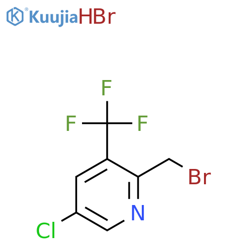 2-(Bromomethyl)-5-chloro-3-(trifluoromethyl)pyridine hydrobromide structure