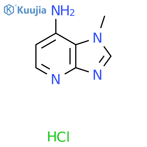 1-Methyl-1H-imidazo[4,5-b]pyridin-7-amine hydrochloride structure