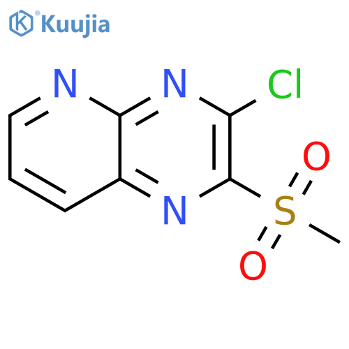 3-CHLORO-2-(METHYLSULFONYL)PYRIDO[2,3-B]PYRAZINE structure