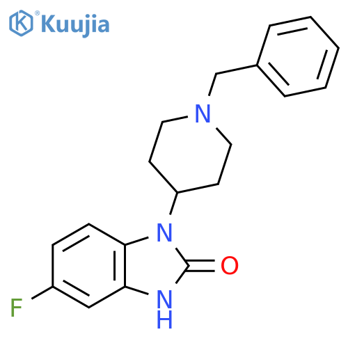 1-(1-Benzylpiperidin-4-yl)-5-fluoro-1H-benzo[d]imidazol-2(3H)-one structure