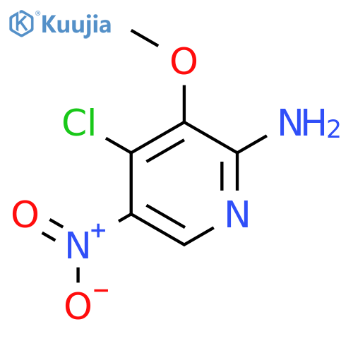 4-Chloro-3-methoxy-5-nitropyridin-2-amine structure