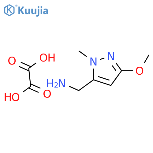 (3-METHOXY-1-METHYL-1H-PYRAZOL-5-YL)METHANAMINE OXALATE structure