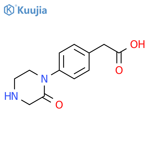 Benzeneacetic acid, 4-(2-oxo-1-pipera structure
